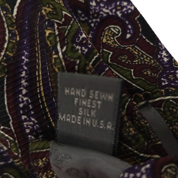 Robert Talbott Silk Ties Hand Sewn Paisley Geometric Dragonfly Lot of 3 - Picture 9 of 12